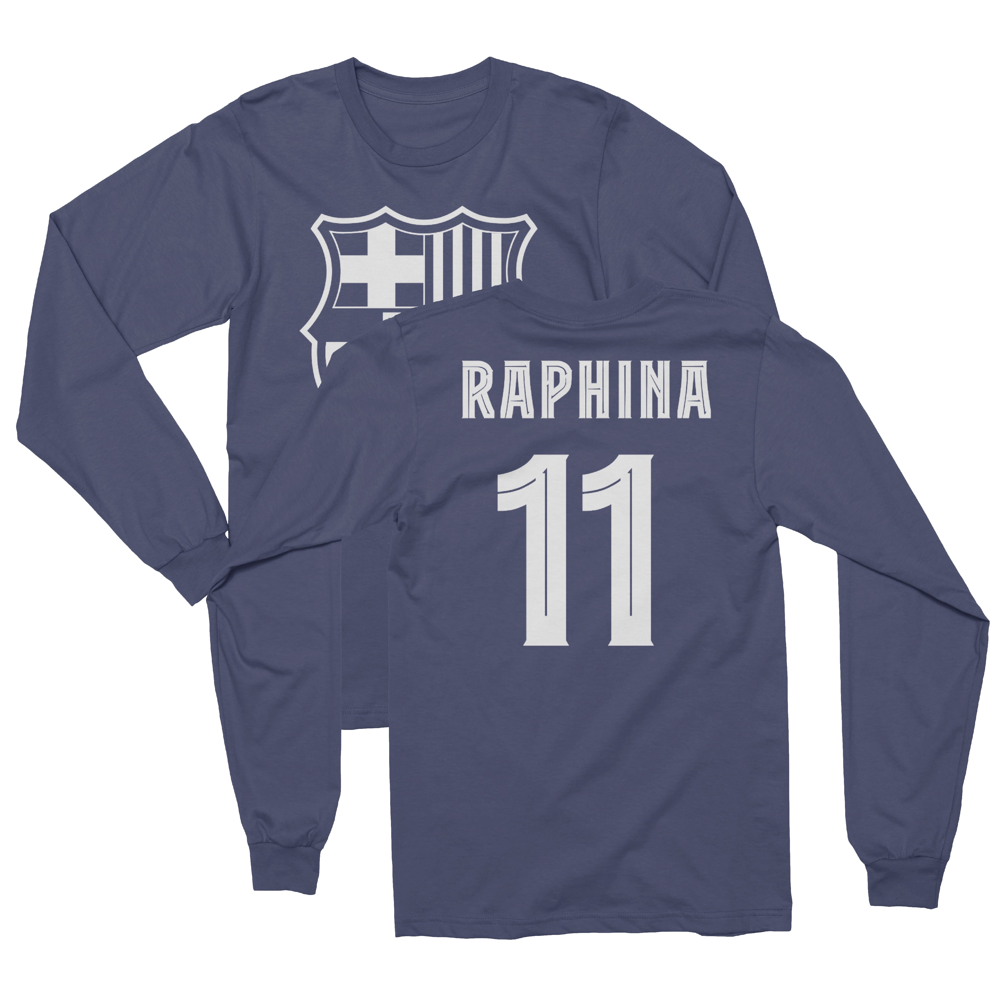 Raphinha 11 Jersey Style - Barcelona Star Tribute Long