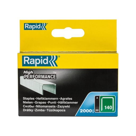 Rapid - 140/6 6mm Galvanised Staples (Box 2000)
