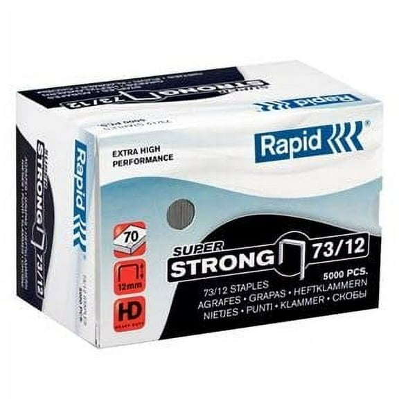 Rapid 24890800 1/2-Inch 73 Series Staples for Stapling Pliers with HD31, 5000 Per Box
