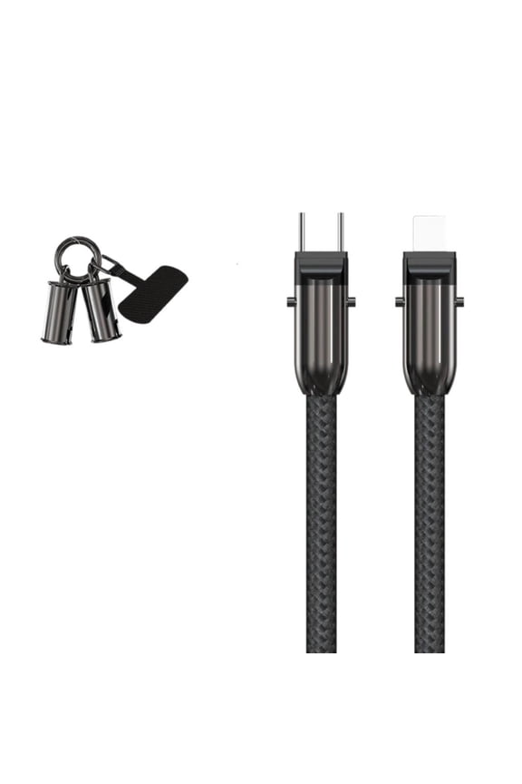 Rapid 480Mbps Transfer USB C Cord Alloy Connectors Keychains Features