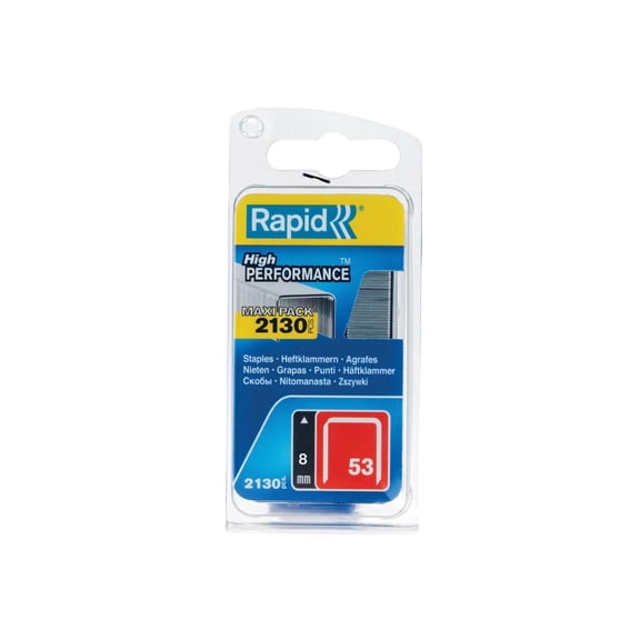 Rapid 53 Series Galvanised Staples