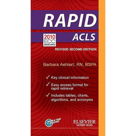 Pre-Owned Rapid ACLS (Paperback) 032308320X 9780323083201