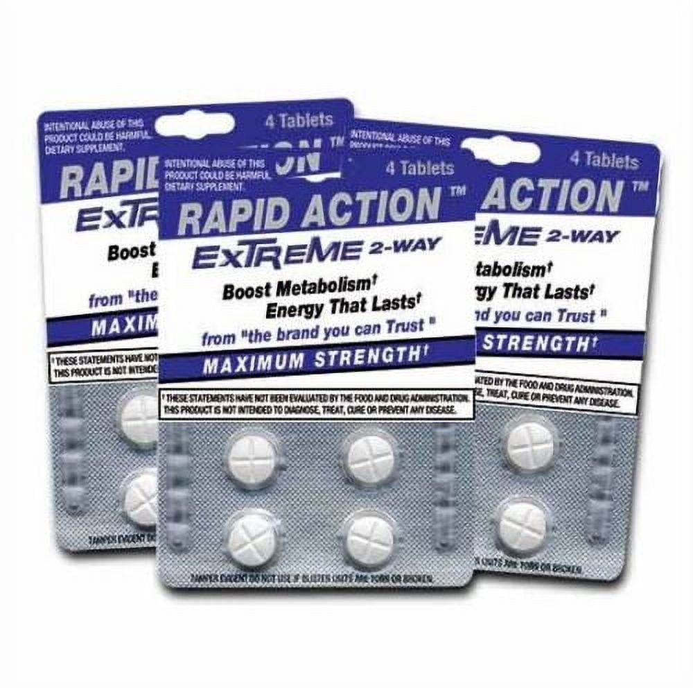 Rapid Action Extreme Energize 2Way Energy Pills 8 packs of 4 = 32