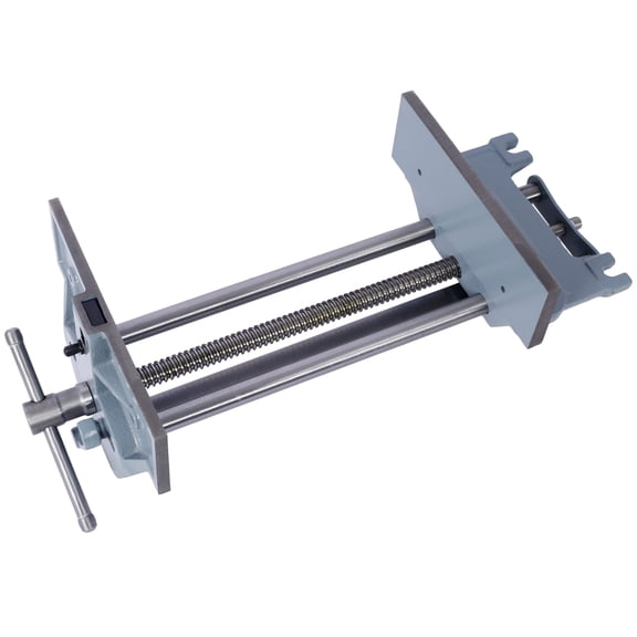 Rapid Action Woodworking Vise Quick Release Lever for Quick Adjustments 10.5 Inch Jaw Width Heavy-Duty Cast Iron, Gray - Perfect for Workbench Clamping