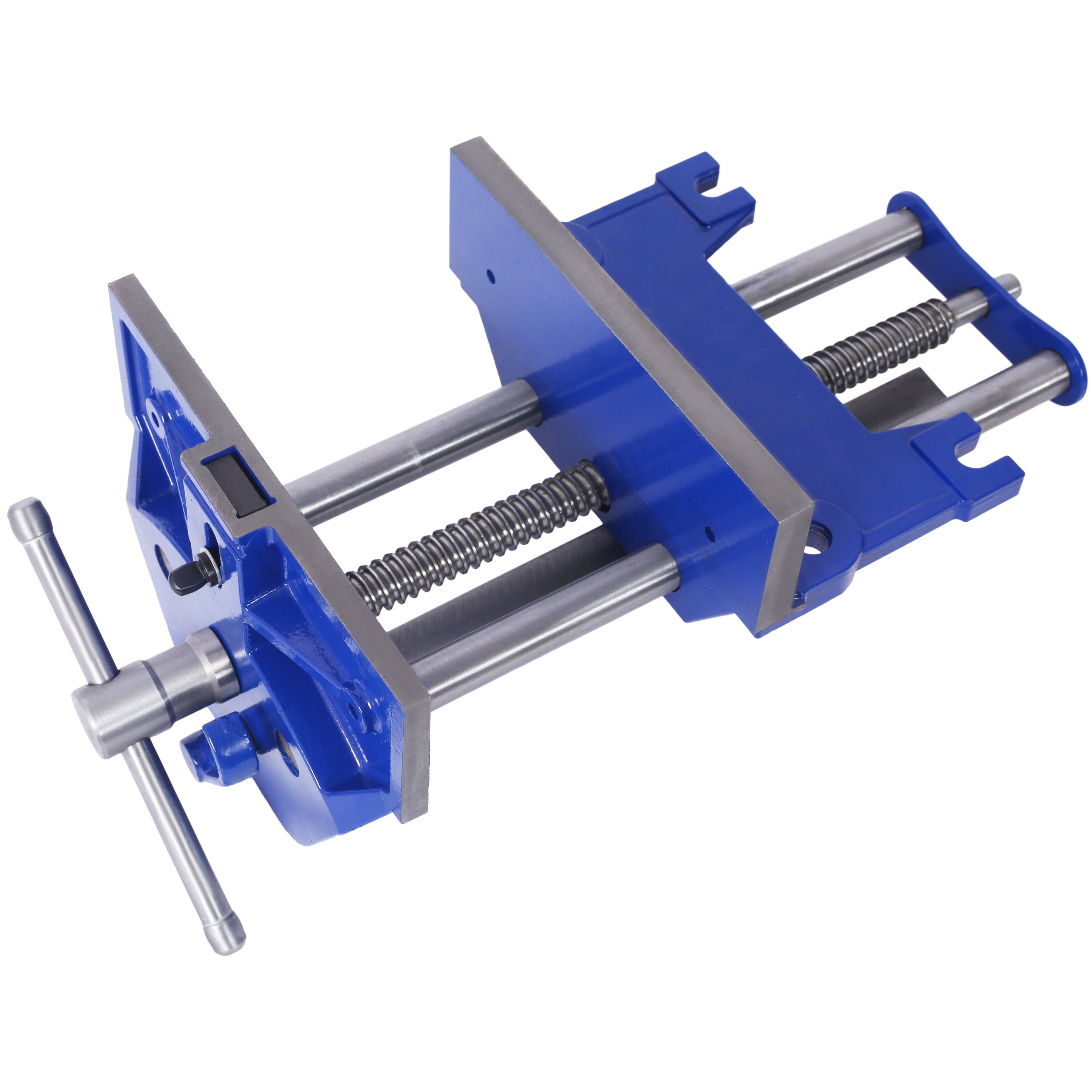 , Rapid Action Woodworking Vise Quick Release Lever for Quick Adjustments 9 Inch Jaw Width Made with Heavy-Duty Cast Iron ,Blue, Blue ,Steel ,