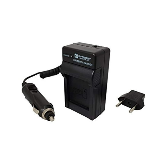 Rapid Battery Charger for Samsung BP-1310 Battery - With Fold-In Wall Plug, Car & EU Adapters