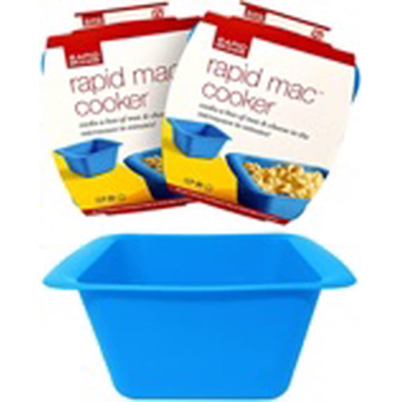Rapid Mac Cooker | Microwave Macaroni & Cheese in 5 Minutes | Perfect for Dorm, Small Kitchen, or Office | Dishwasher-Safe, Microwaveable, BPA-Free