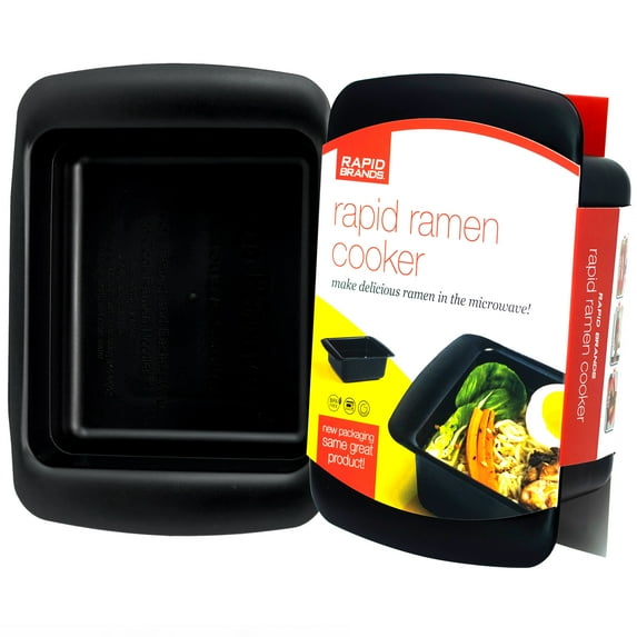 Rapid Brands Ramen Cooker, Made Exclusively for WalMart, Microwave Ramen in 3 Minutes - BPA Free Plastic, 1 Ct