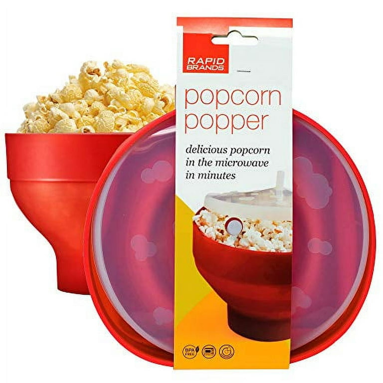 Microwave Silicone Personal Popcorn Popper Maker - Brilliant Promos - Be  Brilliant!
