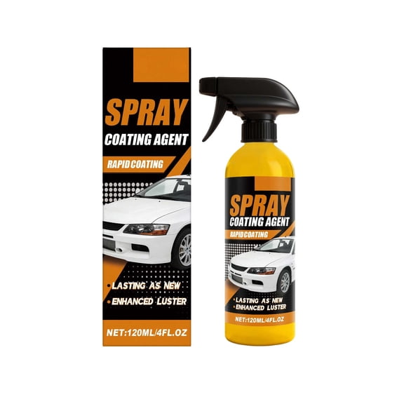 Rapid Car Coating Agent Spray, Long-Lasting Hydrophobic Coating Agent Paint Protection & Gloss Enhancer for Cars, SUVs & Trucks, 4 FL OZ
