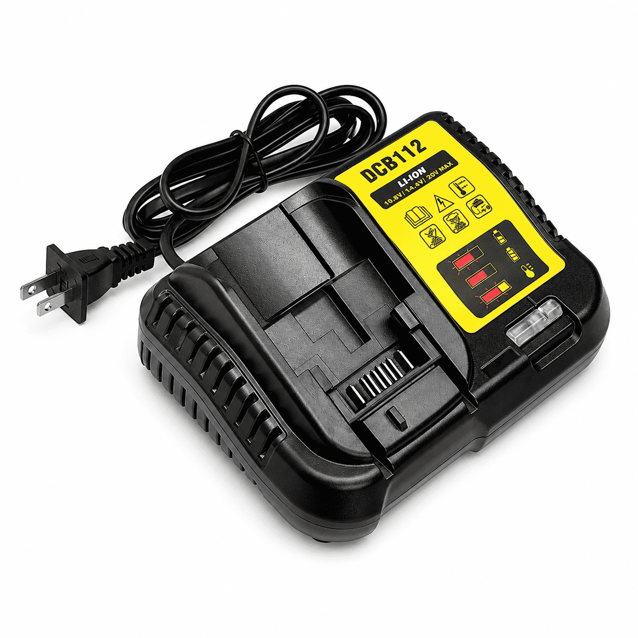 Rapid Charger for Dewalt 10.8–20V Batteries