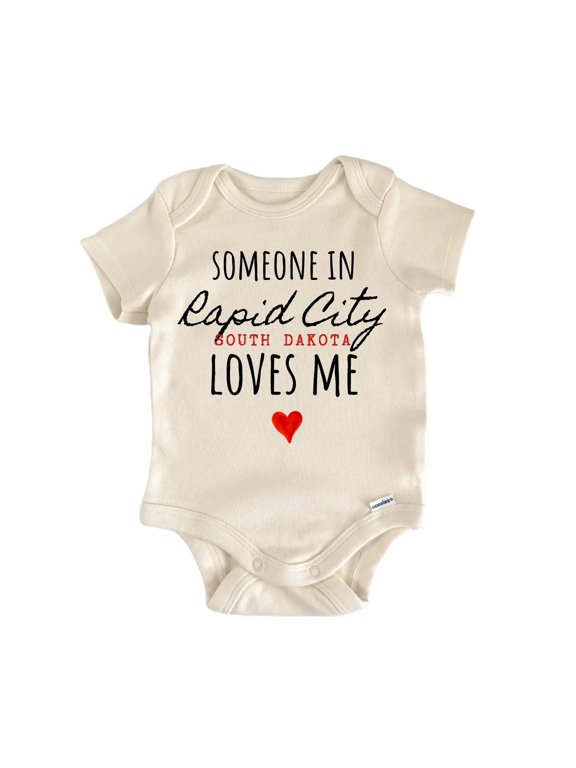 Rapid City South Dakota Baby Gift Baby Bodysuit
