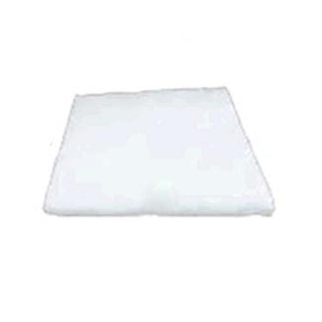 White Polyester Rapid Clear Fine Filter Pad 12" x 24"