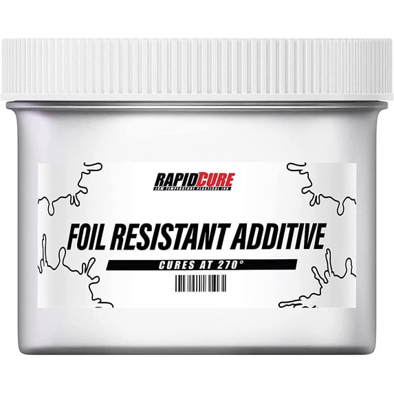 Rapid Cure Foil Resistant Additive Screen Printing Ink (8oz.) - Plastisol Ink for Screen Printing on Fabric - Low Temp. Curing Plastisol Ink by Screen Print Direct - Fast Cure Ink for Silk Fabric