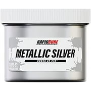 Rapid Cure Metallic Silver Screen Printing Ink 5 Gallon - 640oz. - Plastisol Ink for Screen Printing Fabric - Low Temperature Curing Plastisol by Screen Print Direct - Fast Cure Ink for Silk