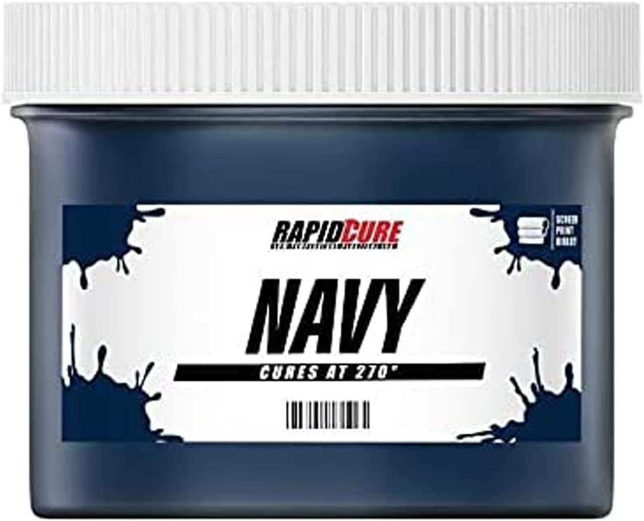 Screenprint Direct Rapid Cure Navy Screen Printing Ink (Pint - 16oz.) - Plastisol Ink for ...