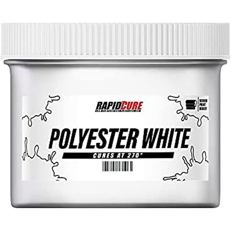 Rapid Cure Polyester White Screen Printing Ink - Plastisol Ink for Screen  Printing Fabric - Low Temperature Curing Plastisol by Screen Print Direct 