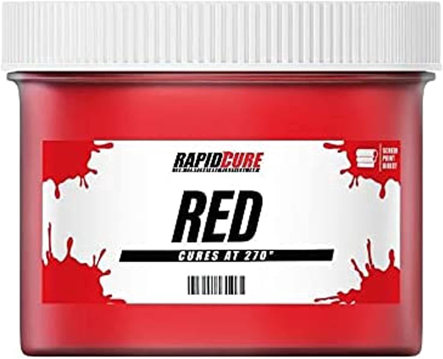 Rapid Cure Red Plastisol Screen Printing Ink – 270°F Low Cure Screen Printing Ink – 16 oz.