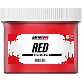 Rapid Cure® Red Screen Printing Plastisol Ink Pint - 16 oz.