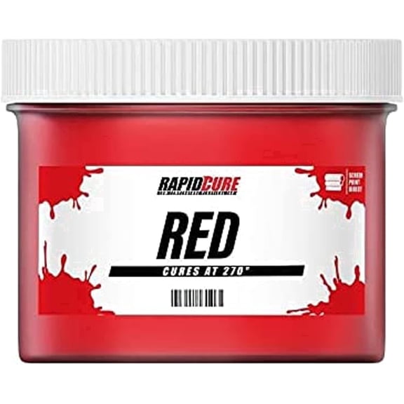 Rapid CureĀ® Red Screen Printing Plastisol Ink Pint - 16 oz.