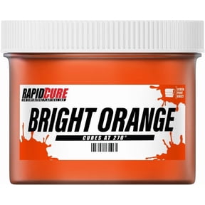 Rapid Cure Bright Orange Screen Printing Plastisol Ink 3.5 Gallon - 448 oz.