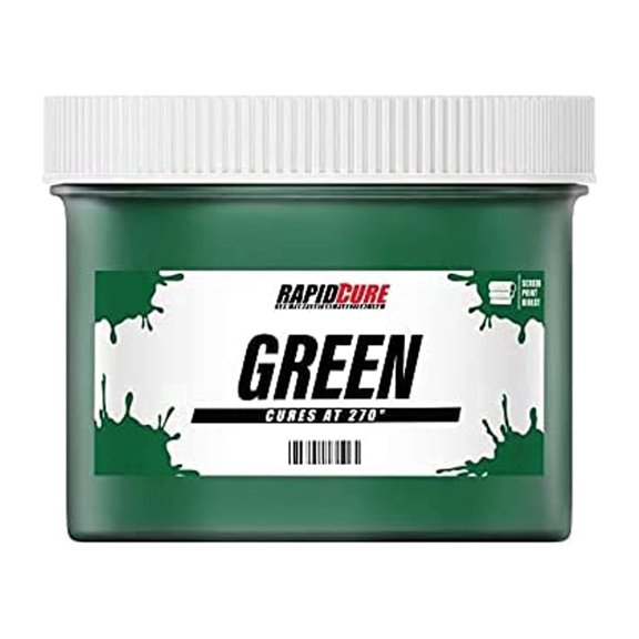 Rapid Cure Screen Printing Ink Green (3.5 Gallon - 448oz.) - Plastisol Ink for Screen Printing, Fast Curing Fabric Paint - Screen Print Direct, USA Made