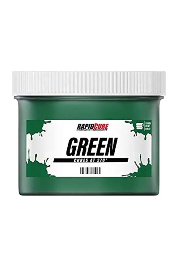 Rapid Cure Screen Printing Ink Green (3.5 Gallon - 448oz.) - Plastisol Ink for Screen Printing, Fast Curing Fabric Paint - Screen Print Direct, USA Made