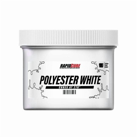 Rapid Cure® Polyester White Screen Printing Plastisol Ink 3.5 Gallon - 448 oz.