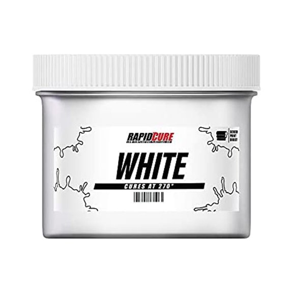 Rapid Cure White Screen Printing Plastisol Ink 5 Gallon - 640 oz.