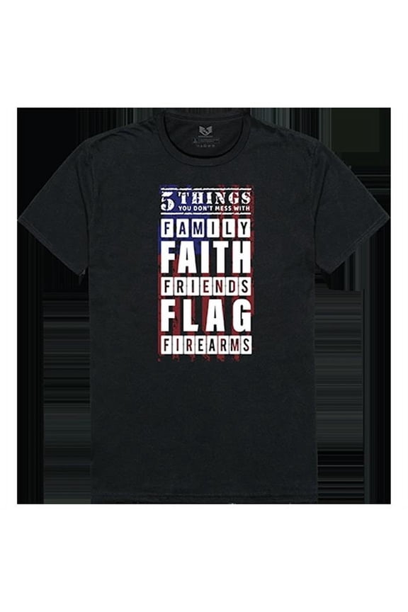 5 Things YDMW 2 Relaxed Graphic Tee Shirt, Black - Medium