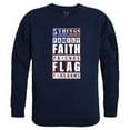 thumbnail image 1 of Rapid Dominance 5 Things You Don't Mess With 2 Graphic Mens Crewneck Sweatshirt [Navy Blue - L], 1 of 1