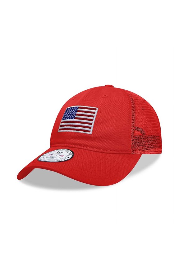 A05 Polo Mesh Usa-USA2 Red
