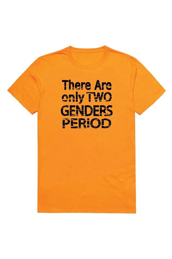 AM1-200-GLD-04 America Genders Period Short Sleeve T-Shirt, Gold - Extra Large
