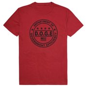 Rapid Dominance AM1-203-CAR-01 America D.O.G.E 1 Short Sleeve T-Shirt, Cardinal - Small