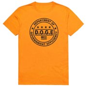 Rapid Dominance AM1-203-GLD-03 America D.O.G.E 1 Short Sleeve T-Shirt, Gold - Large