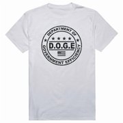 Rapid Dominance AM1-203-WHT-01 America D.O.G.E 1 Short Sleeve T-Shirt, White - Small