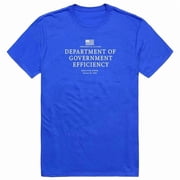 Rapid Dominance AM1-206-RYL-02 America D.O.G.E 2 Short Sleeve T-Shirt, Royal Blue - Medium