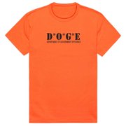 Rapid Dominance AM1-207-ORN-03 America D.O.G.E 3 Short Sleeve T-Shirt, Orange - Large