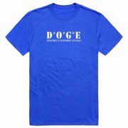 Rapid Dominance AM1-207-RYL-02 America D.O.G.E 3 Short Sleeve T-Shirt, Royal Blue - Medium