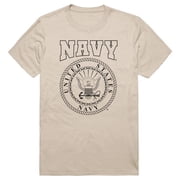 Rapid Dominance AM5-NA9-SND-03 Basic Military US Navy 9 Short Sleeve T-Shirt, Sand - Large
