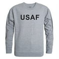 thumbnail image 1 of Rapid Dominance  Air Force Graphic Crew Neck Sweatshirt - Heather Grey - Medium, 1 of 2