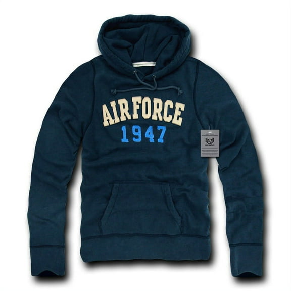 Rapid Dominance Air Force Standard Mens Pullover Hoodie Jacket [Navy Blue - XL]