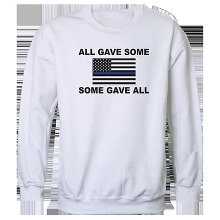 Rapid Dominance All Gave Some Graphic Crewneck Sweatshirt, White - Large