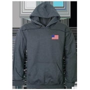 Rapid Dominance Betsy Ross 1 Graphic Pullover Sweatshirt, Heather Charcoal - 2XL
