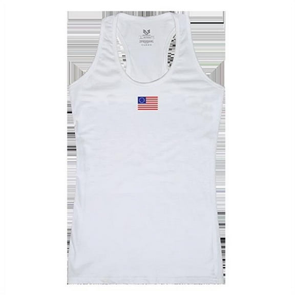 Rapid Dominance  Betsy Ross 1 Graphic Tank Top, White - Extra Large