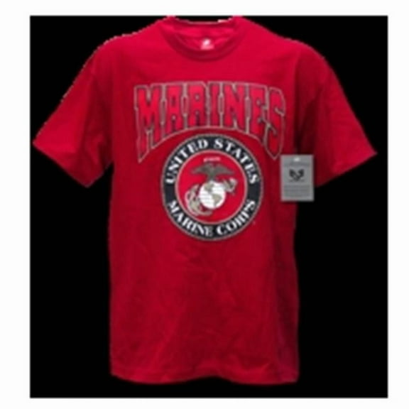 Rapid Dominance Classic Military T-Shirt- Marines- Cardinal- Large