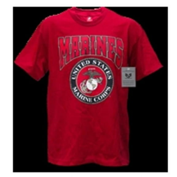 Rapid Dominance Classic Military T-Shirt- Marines- Cardinal- Medium