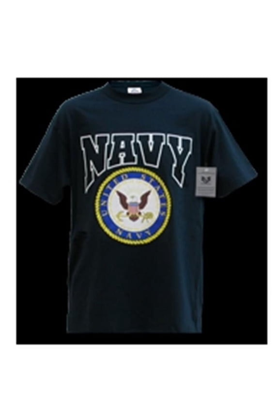 Classic Military T-Shirt, Navy, Navy, Large