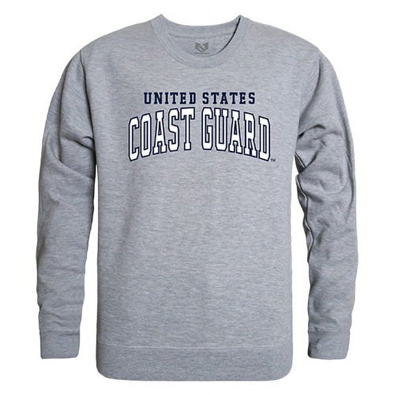 Rapid Dominance  Coast Guard1 Graphic Crew Neck T-Shirt, Heather Grey - Large