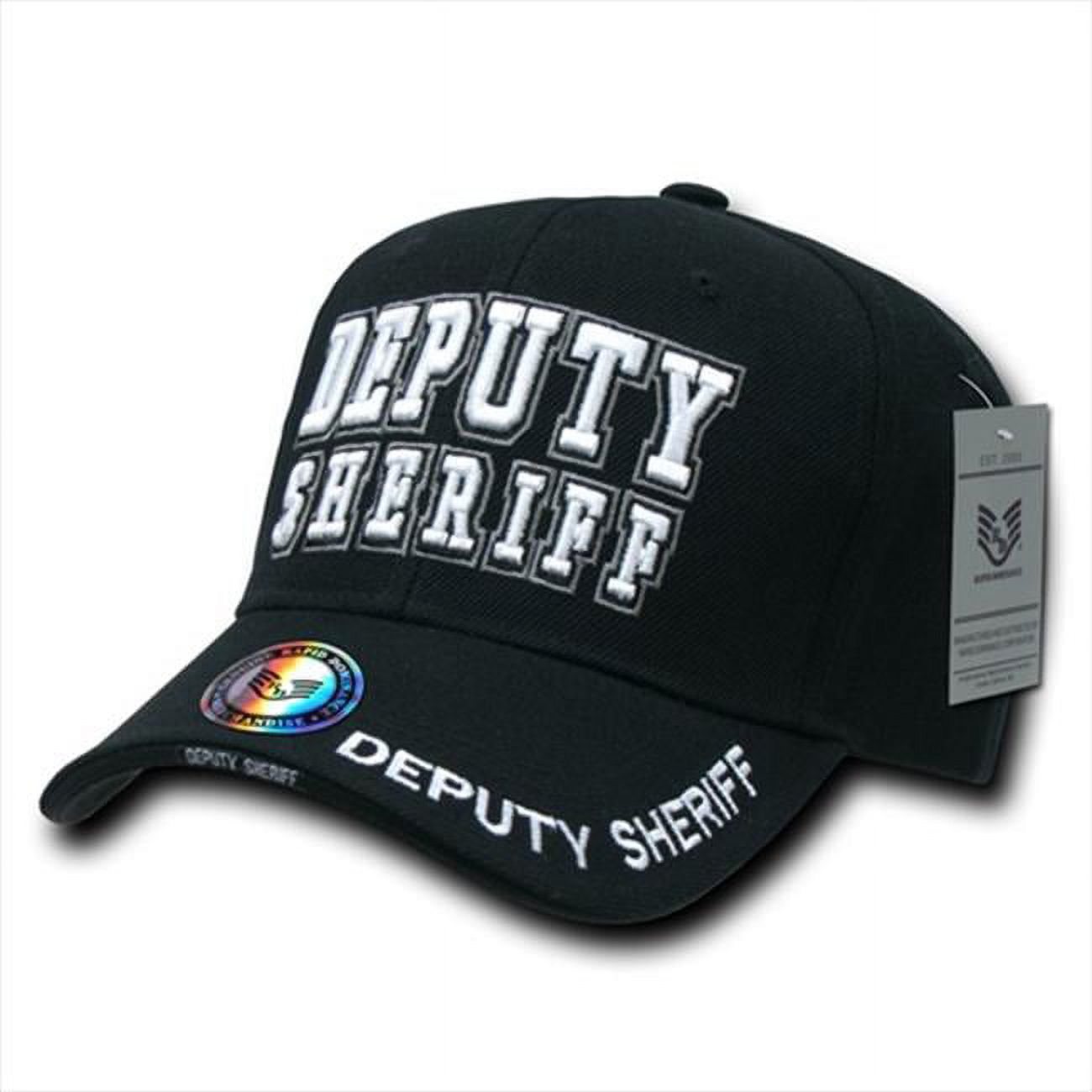 Rapid Dominance Deputy Sheriff Deluxe Law Enf. Mens Cap [Black - Adjustable] - image 1 of 2